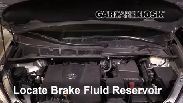 2019 Toyota Sienna XLE 3.5L V6 Líquido de frenos Controlar nivel de líquido